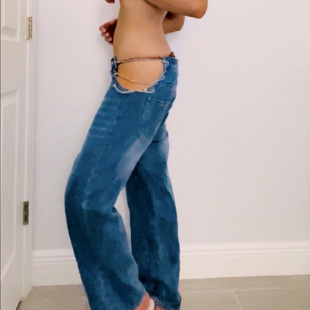 Thigh Chain Jeans - 90s Vibes 🤘🏻